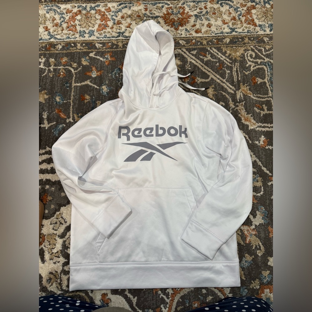 Reebok White Hoodie Men’s Size Large